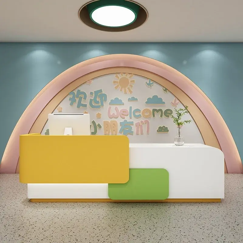 Miniaturbild: Furniture Stores Reception Hairdressing Cashier Table Salon Aesthetic Counter