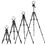 Miniatura: 3 Types Outdoor Hunting Tactical Shooting Holder Portable Telescopic Shooting