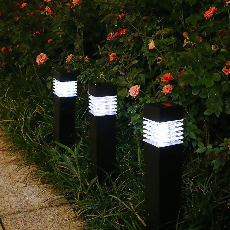 תמונה ממוזערת: Garden Lights LED Solar Pathway Lights Outdoor Waterproof Landscape Lighting