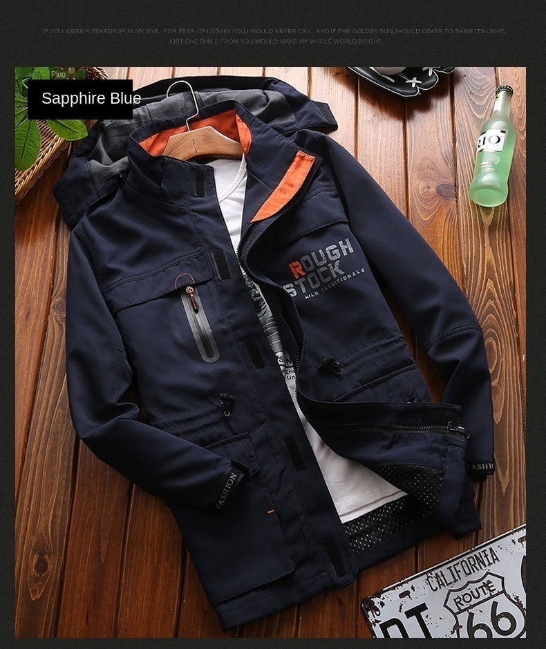Miniatyrbilde: Hunting Clothes Oversize Jacket Techwear Jackets Outdoor Windbreaker Motorcycle