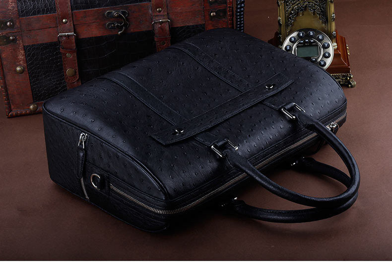 Thumbnail: Men's handbags ouru male briefcase large capacity  