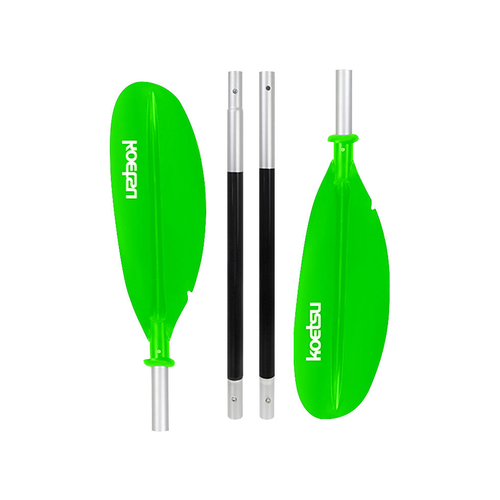 Thumbnail: 4-Piece Aluminum Paddle Two Way Paddle One Way Paddle  Kayak Boat Paddle