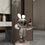 Miniatură: Space rabbit Hold balloon Resin Tray Home decorations