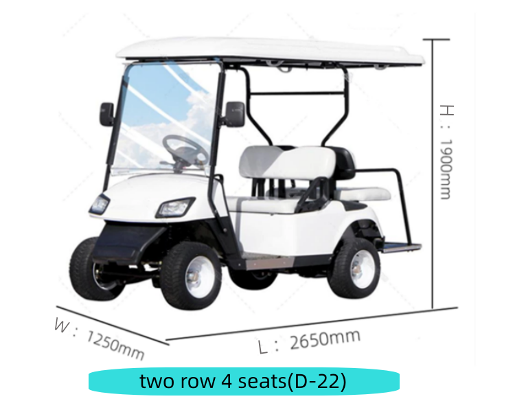 Miniaturbild: Brand New Design Battery 6+2 Seat Miniature Pure Electric Golf Cart 