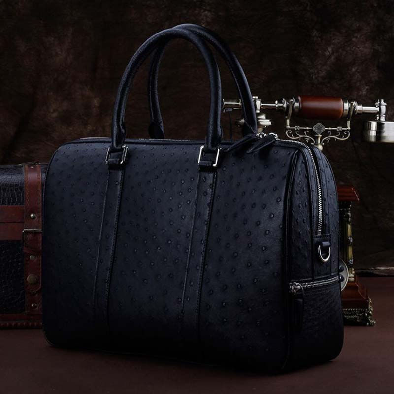 Thumbnail: Men's handbags ouru male briefcase large capacity  