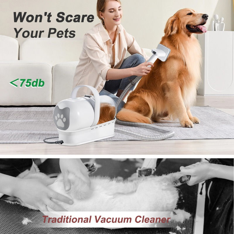Thumbnail: Multi-functional Pet Grooming Device 7-in-1 Dog Cat Kit Cross-border Vacuum