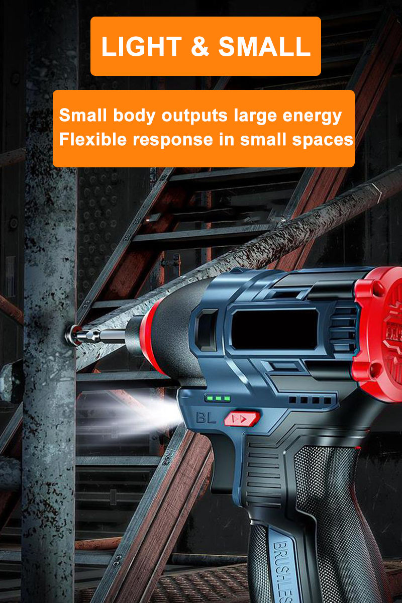 Miniatura: 16.8V Brushless Electric Drill Impact Driver Cordless Drill