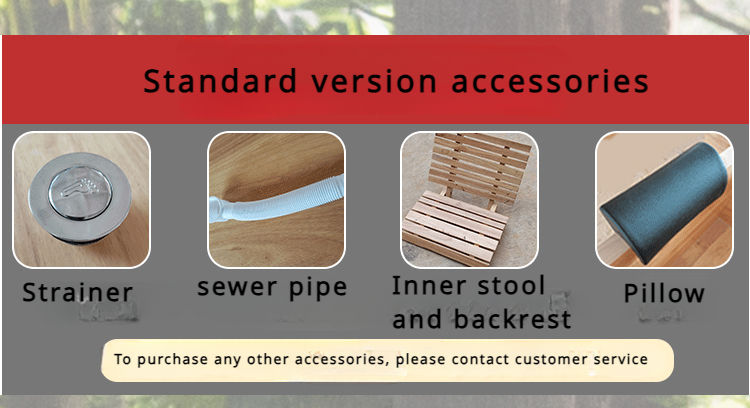 Thumbnail: Wooden Bath Barrel Oak Bath Barrel Solid Wood Custom Cubetas Bathroom Products