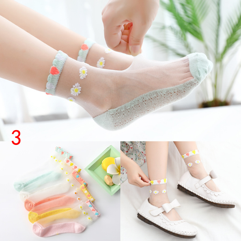 Hình thu nhỏ: New Summer Thin Casual Girls' Socks