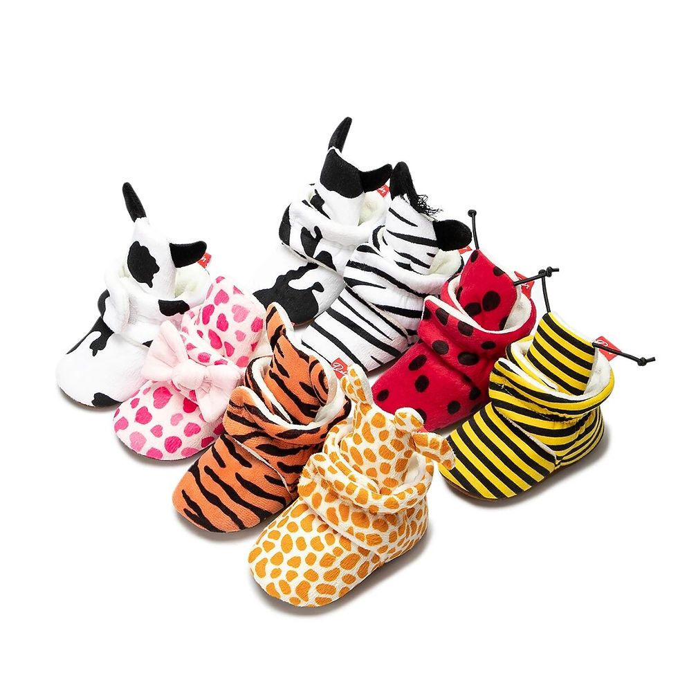 Hình thu nhỏ: Newborn Baby Boy Girl Soft Fleece Booties Infant Slippers Socks Shoes