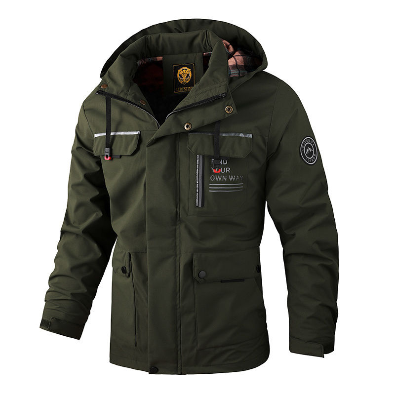Миниатюра: Custom Nature Hike Hunting Fashion Techwear Motorcycle Bomber