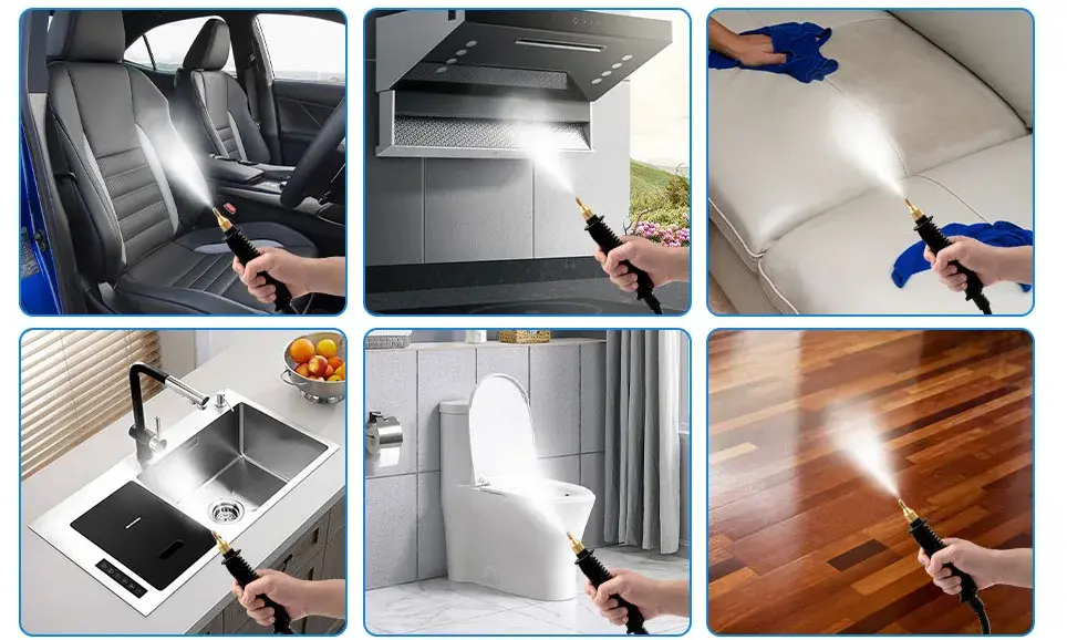 Thumbnail: Steam Cleaner Hand-held Pressure Steam Cleaner High Temperature Steam Cleaner