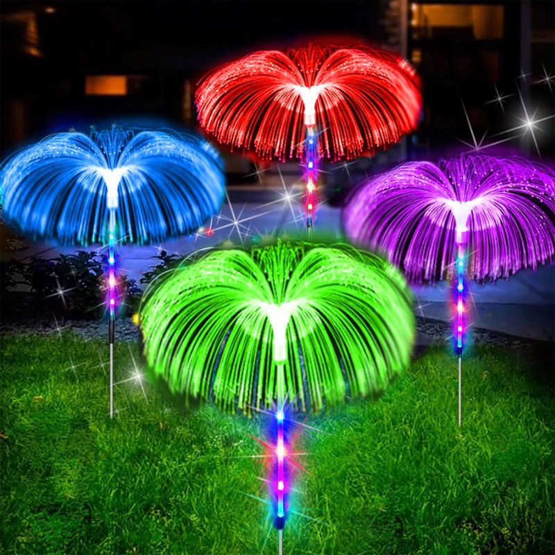 תמונה ממוזערת: Jellyfish Garden Lights Outdoor Waterproof 7 Color Changing Decorative Flowers 