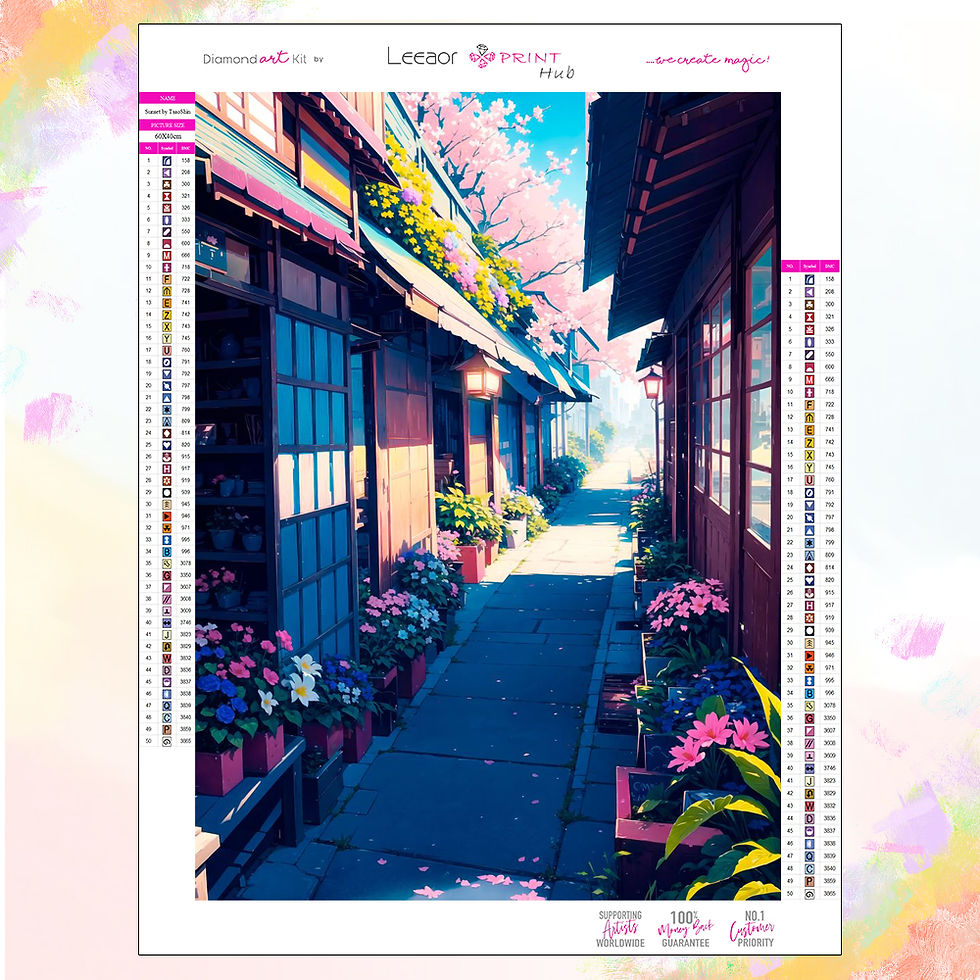 サムネイル： Street Scene Art Home Decoration