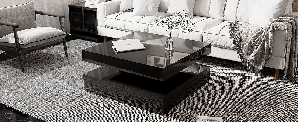 Thumbnail: LED Coffee Table for Living Room Restaurant Cocktail Tea Table Home Office