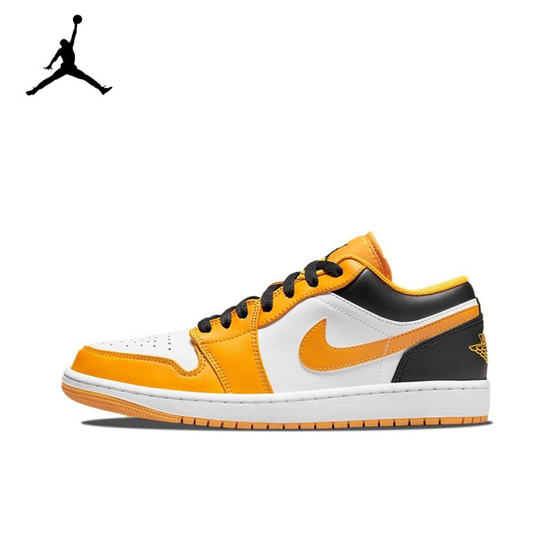 ภาพขนาดย่อ: Original Air Jordan 1 Low "Bred Toe" Men Classic Retro Basketball Street Casual