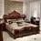 Μικρογραφία: Wood Luxury Double Bed High End Double Bed Modern Sleeping Furniture For Bedroom