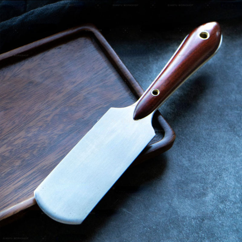 ภาพขนาดย่อ: Leather Thinning Knife Homemade Handmade Cutting Shovel DIY Leather Crafts