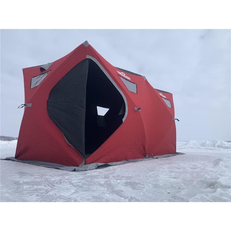 Miniatura: Pop-Up Hub-Style Ice Fishing Shelter Portable Ice Shanty Camping Tent Camping