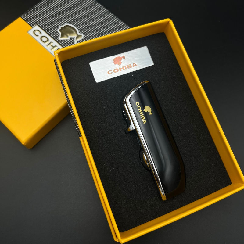 Miniatura: COHIBA Portable Outdoor Metal Butane Gas Lighter 
