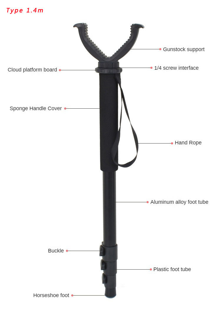 Thumbnail: 3 Types Outdoor Hunting Tactical Shooting Holder Portable Telescopic Shooting