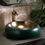 Thumbnail: Artistic Handmade Ceramic wash basin Lavabo Round Counter top sink
