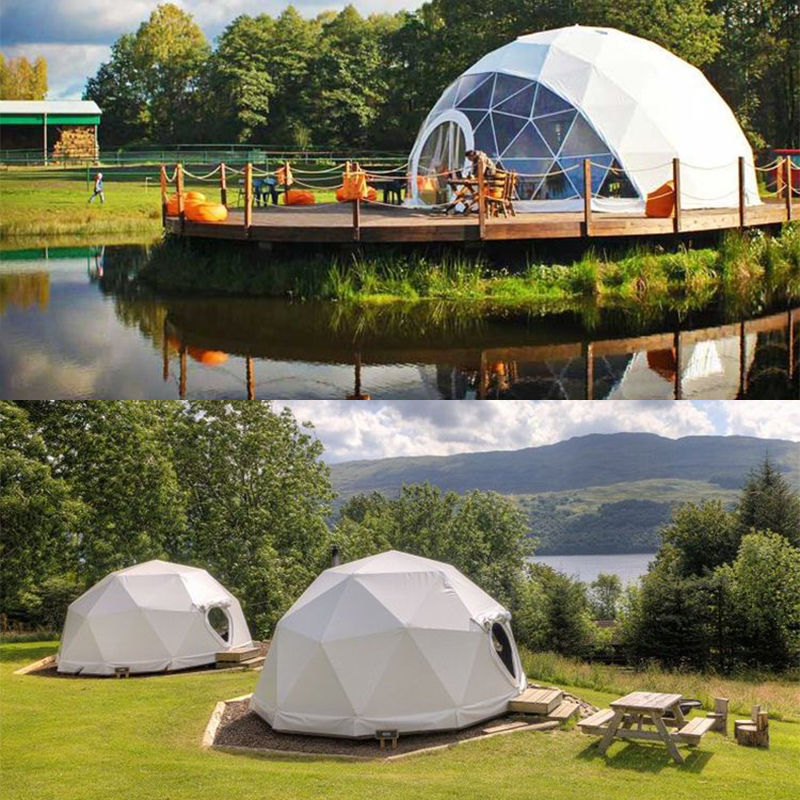 섬네일: Geodome Tents Pvc Domes Camping Geodesic Round Dome Tent 