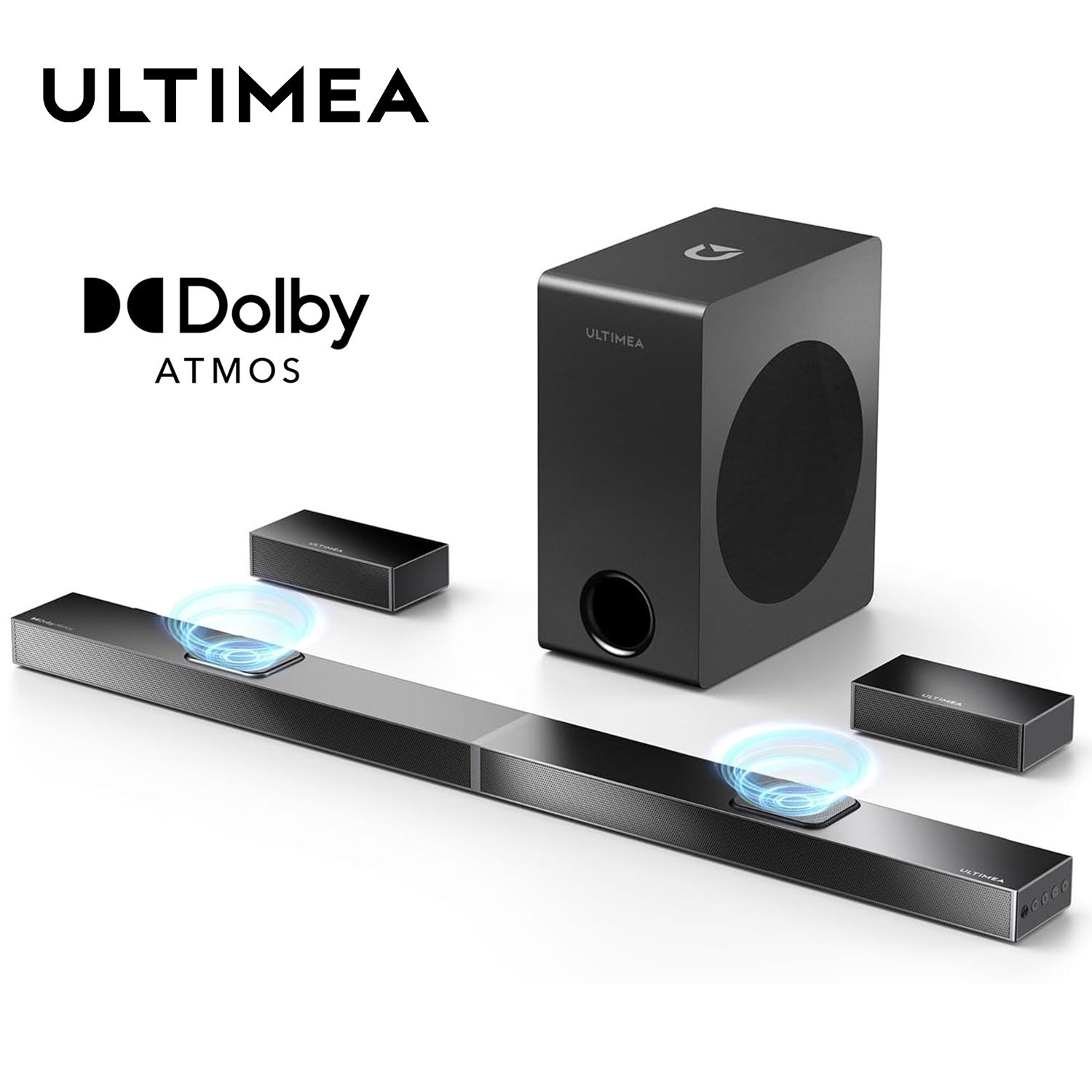 520W 5.1.2 Soundbar Dolby Atmos Smart TV,4K HDR Pass-through Wireless Bluetooth