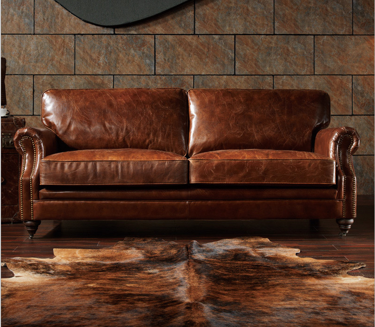 Miniatyrbild: Dubai home furniture cheap sectional antique italy leather model sofa furniture