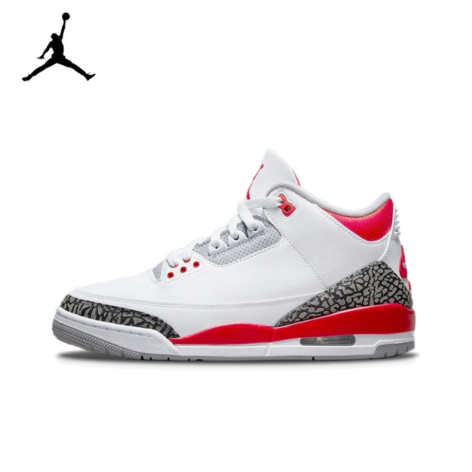 ภาพขนาดย่อ: Original Air Jordan 3 “Black Cement"  Black & White Red Chicago Classic Retro