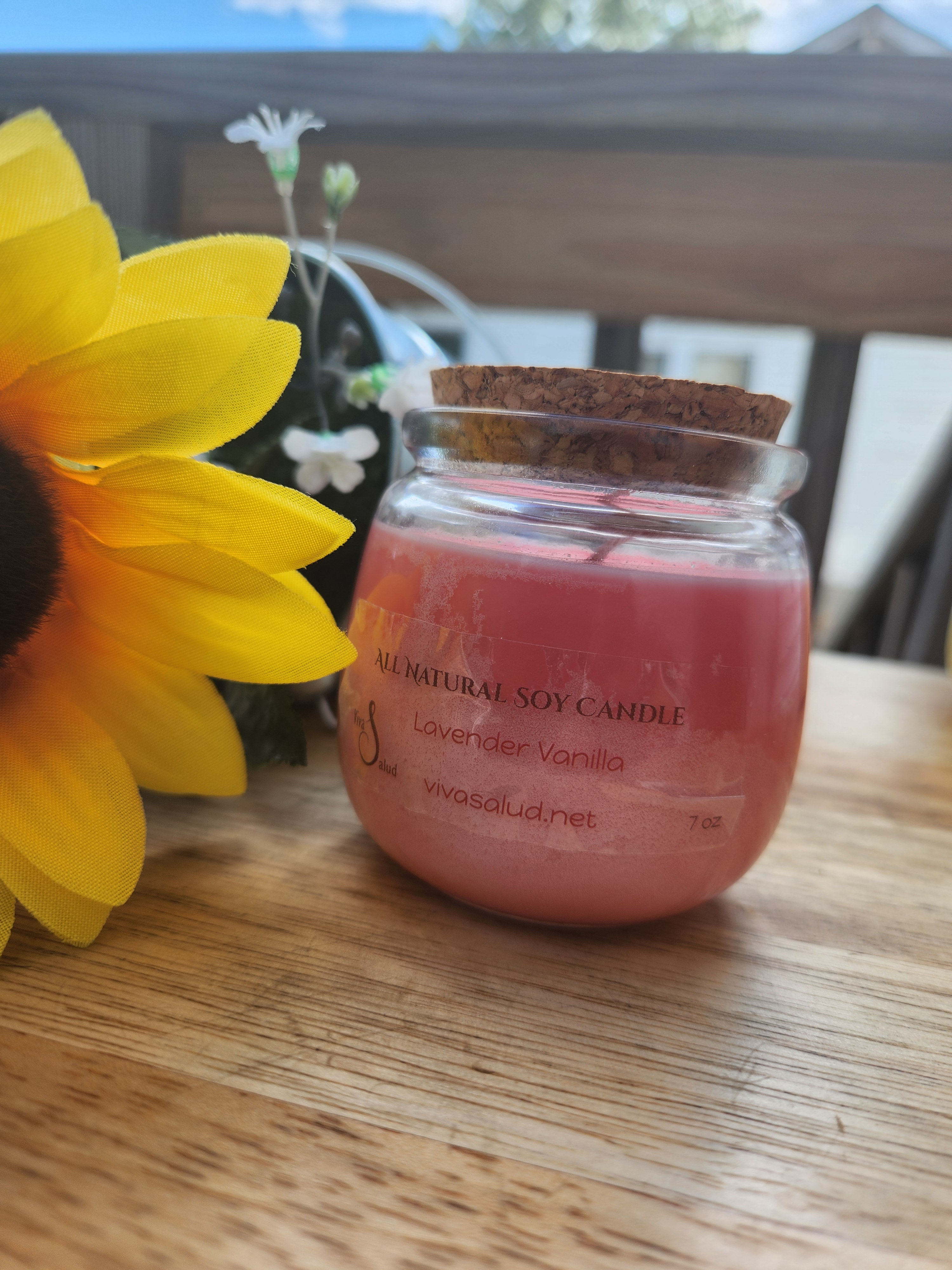 Lavender Vanilla Soy Candle- 7 oz
