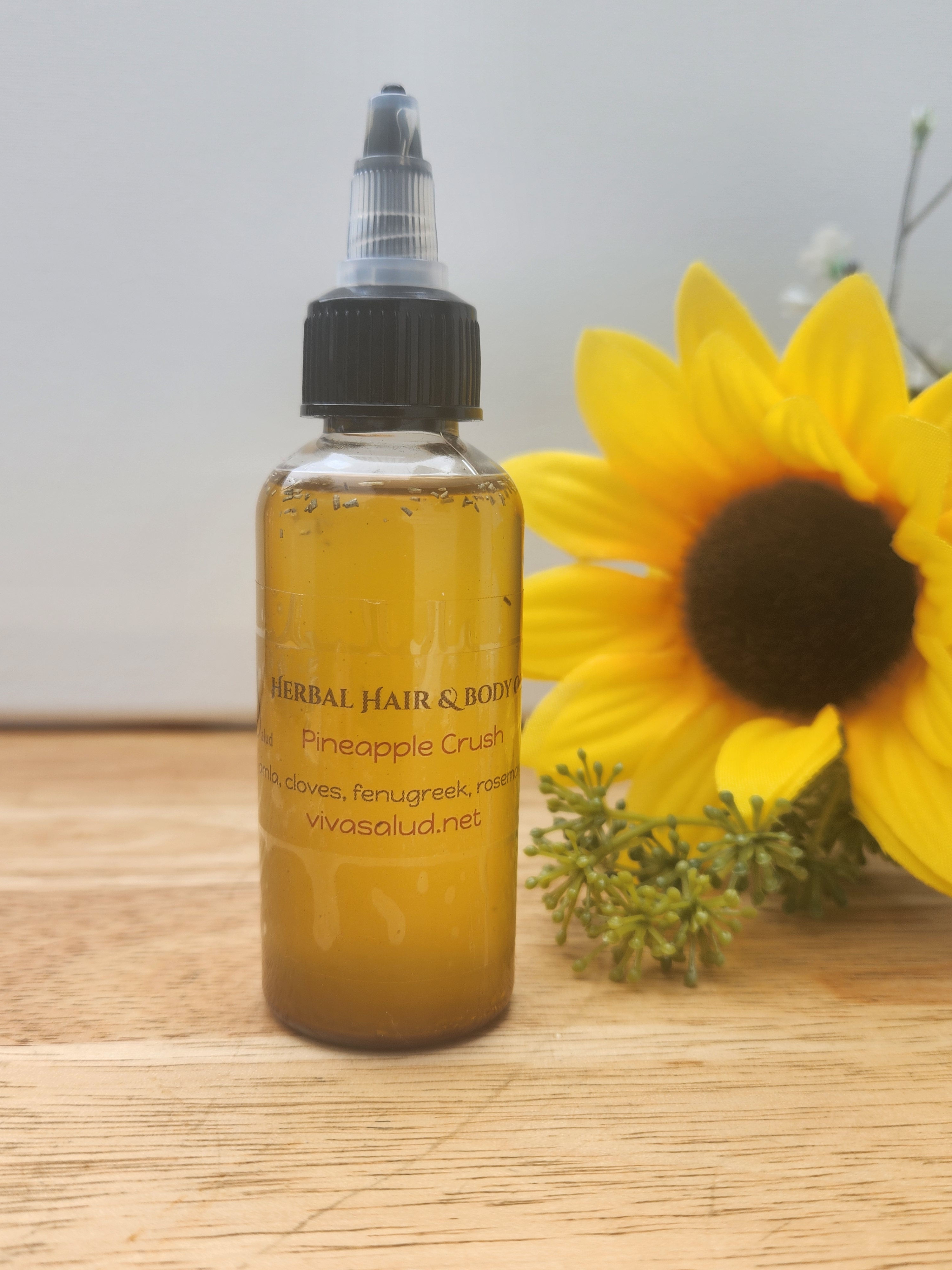 Pineapple Crush Herbal Hair and Beard Oil - 2 oz 