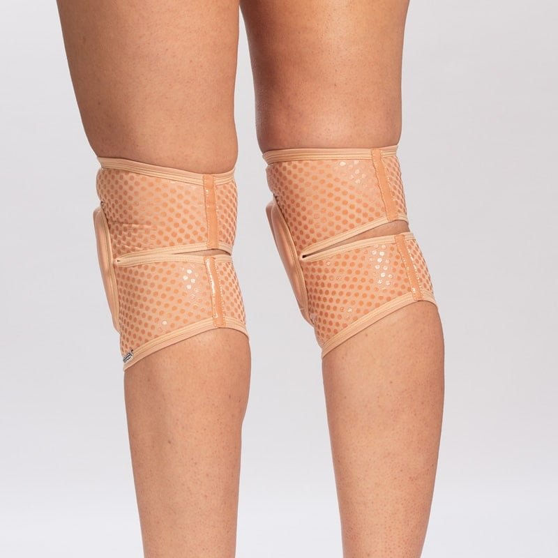 Thumbnail: Grippy Nude kniebeschermers voor paaldansen