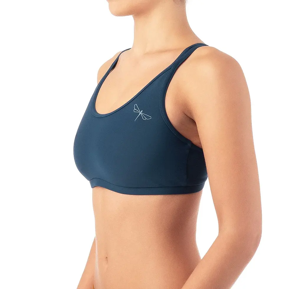 Thumbnail: Petrol Sports Bra - Dragon Fly paaldanskleding en Sport Wear