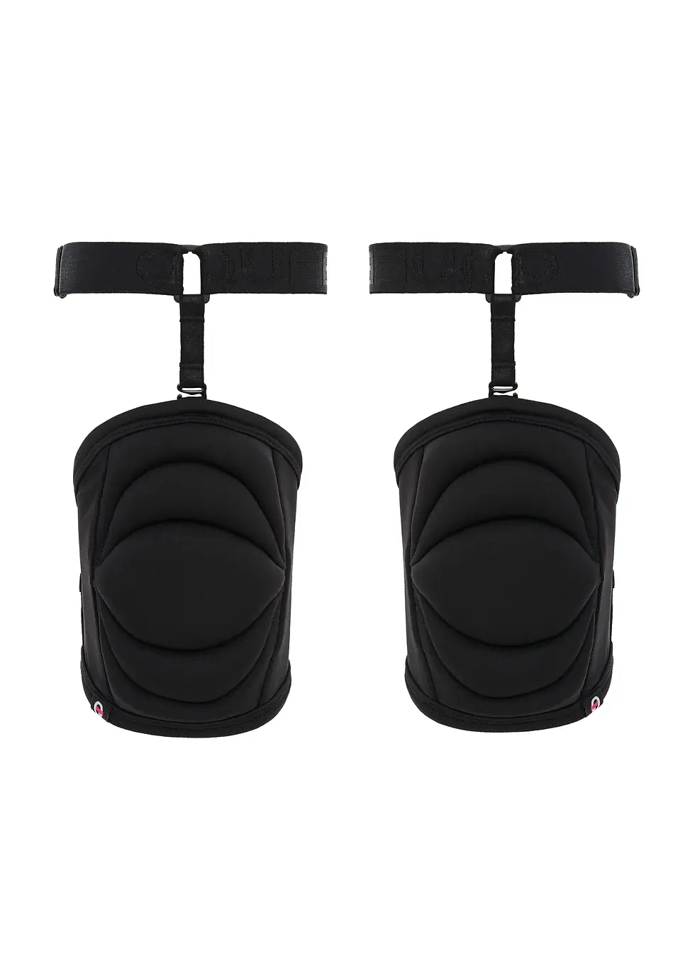 Thumbnail: Queen Wear SENSE Black  –  Soft Knee Pads with Garter