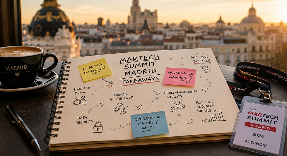 What I actually took away from The MarTech Summit Madrid