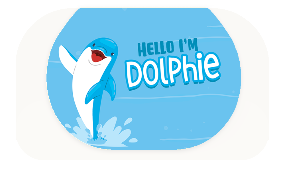 Dolphie Back Towel