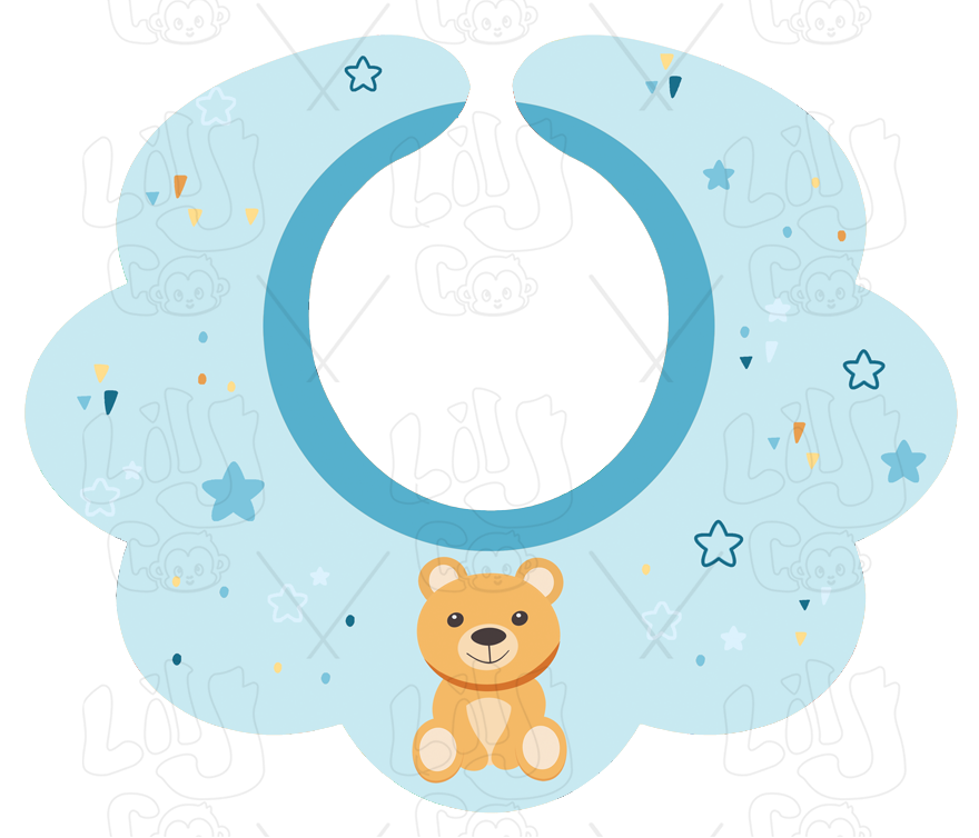 Teddy Bubble Bib