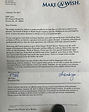 Thank You Letter From Make A Wish