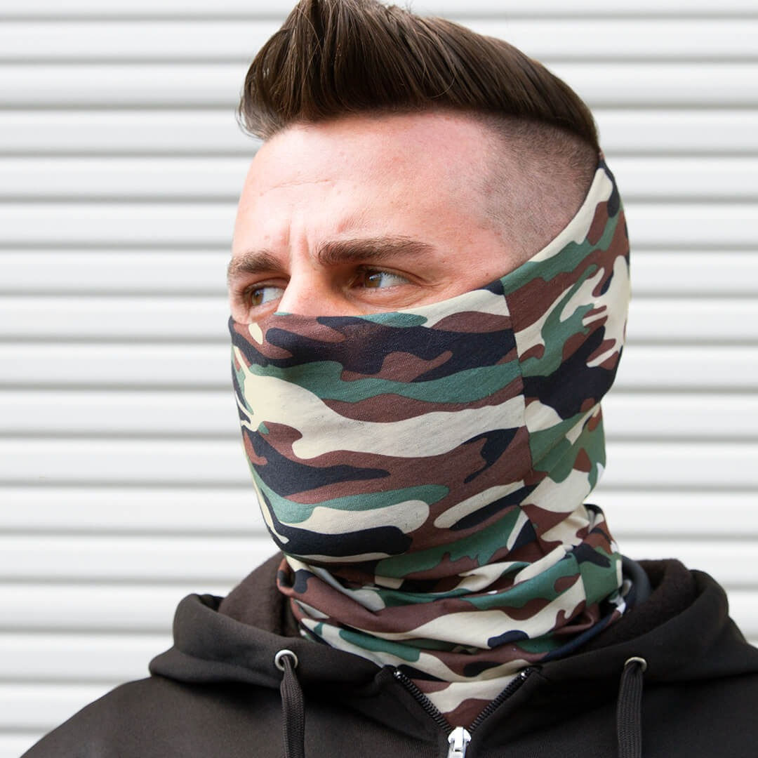 Buff Camuflaje verde
