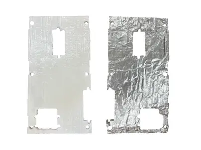 Thermische Isolierung - Konfektionierte Glasnadelmatte 
