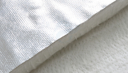 Wärmedämmung Glasnadelmatte kaschiert