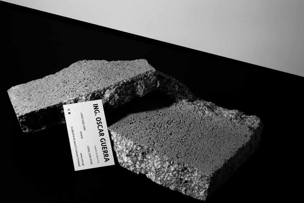 Área card white block