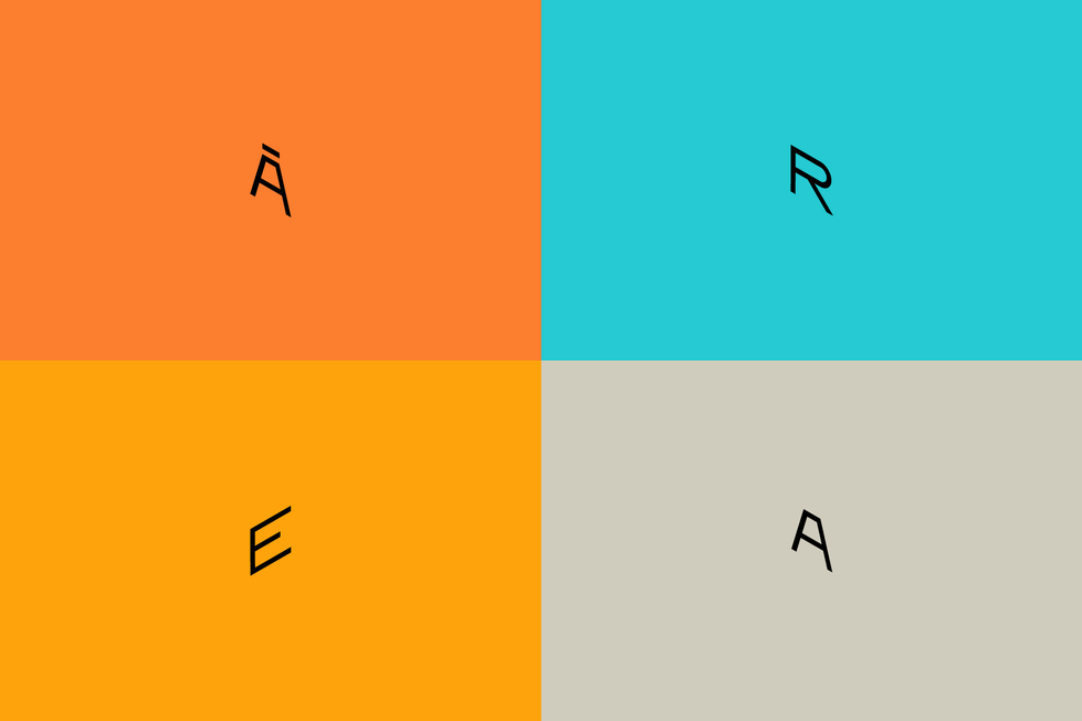 Área letras paleta