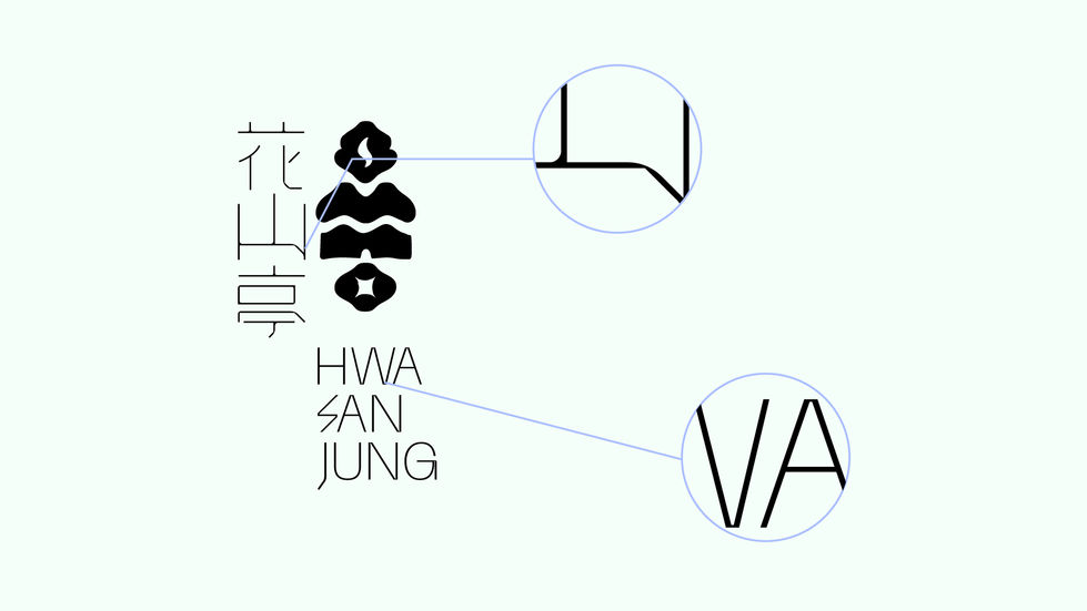 Hwasanjung lettering