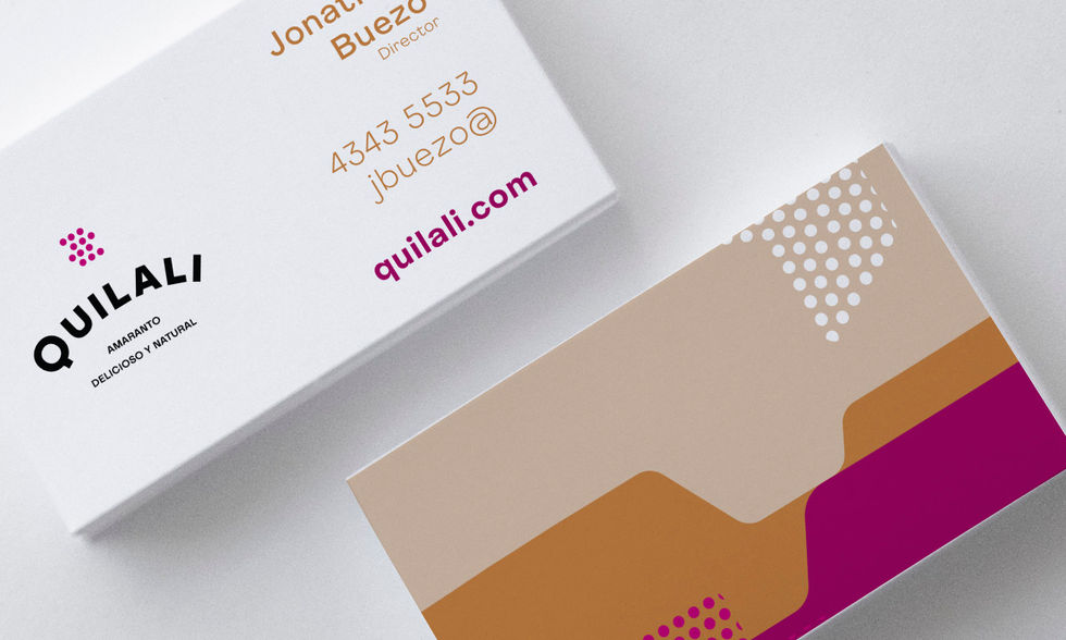 Quilali tarjetas de presentación