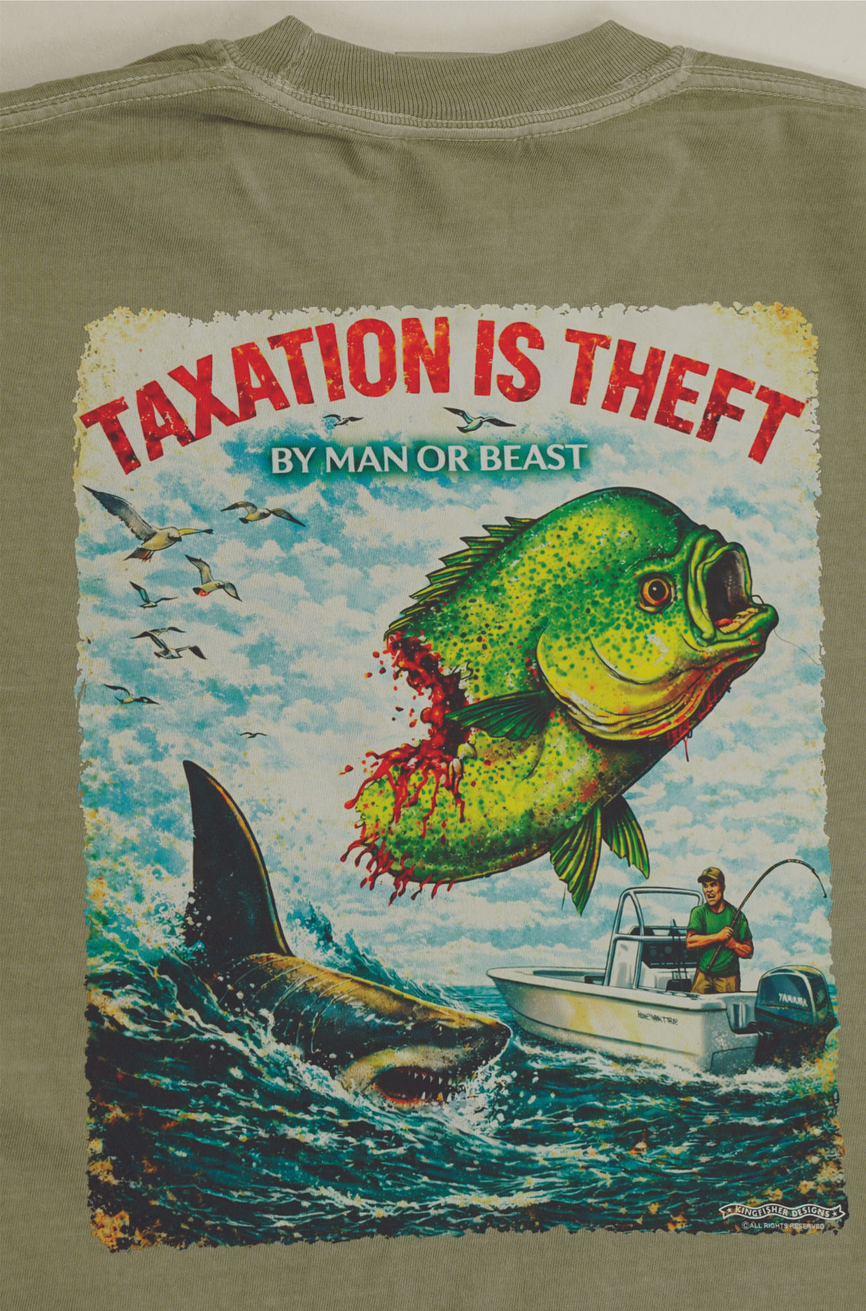 "Taxation is Theft Mahi Color"