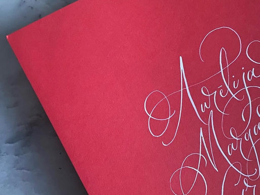 Mint Lettering is a Marlow-based calligrapher