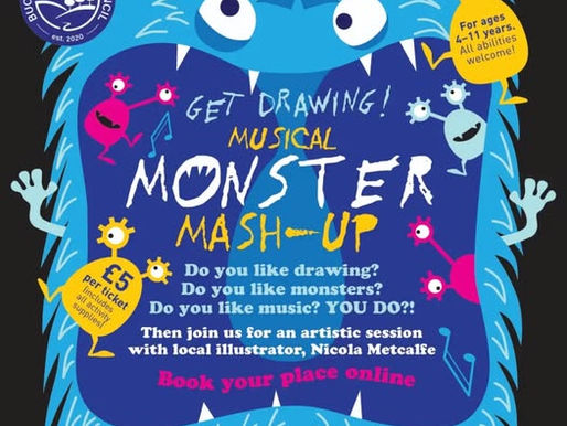 Want to Draw Monsters with Nicola Metcalfe in August at Marlow Library?