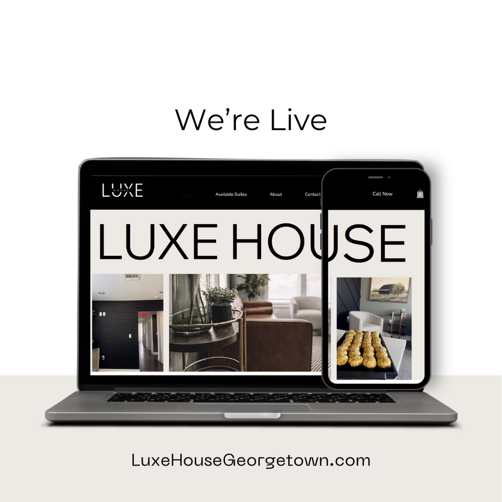 Minimalist Website Launch Computer Mockup Instagram Post